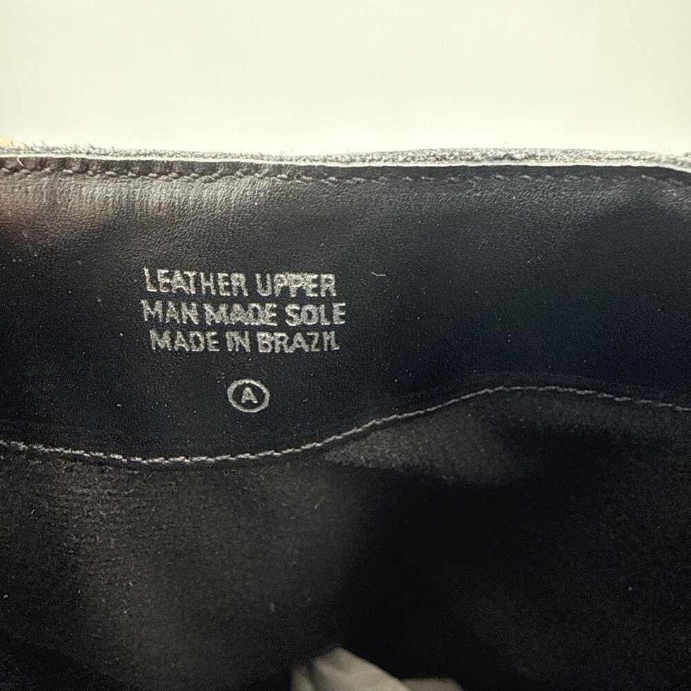 Etienne Aigner Boots Womens Size 7.5 Black Leather Tall Riding Equestrian Legacy - Picture 12 of 12